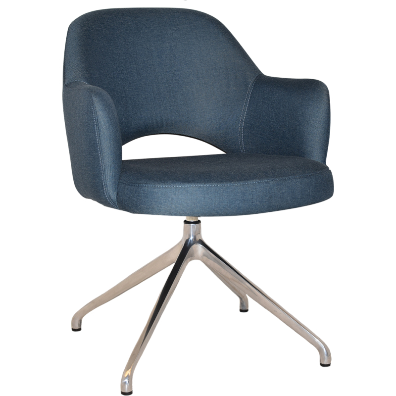 Albury Trestle Arm Chair V2 Aluminium Leg - Image 6