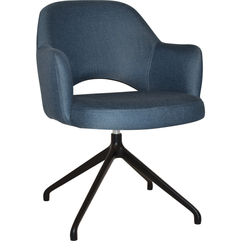 Albury Arm Chair Trestle Black Base - Image 6