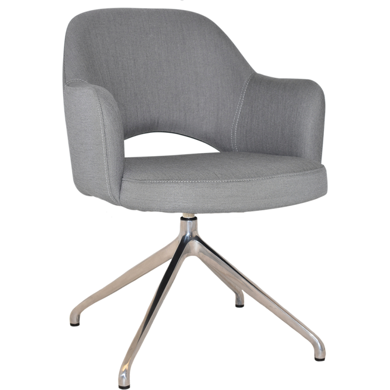 Albury Trestle Arm Chair V2 Aluminium Leg - Image 7