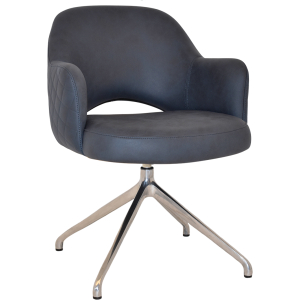 Alternative view of Albury Trestle Arm Chair V2 Aluminium Leg