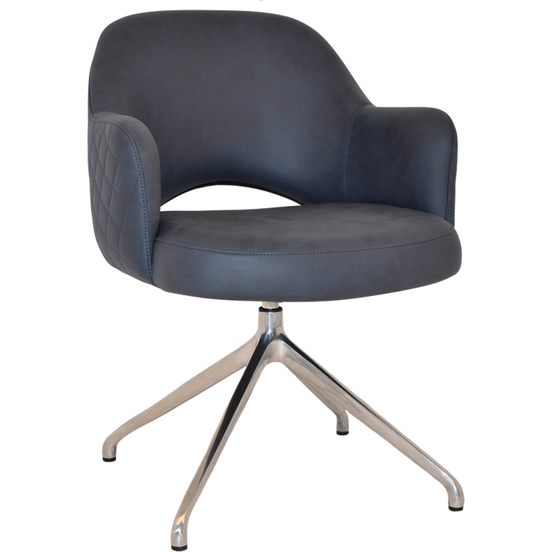 Albury Trestle Arm Chair V2 Aluminium Leg - Image 2