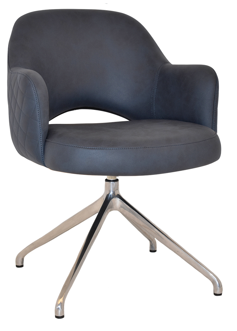 Alternative view of Albury Trestle Arm Chair V2 Aluminium Leg