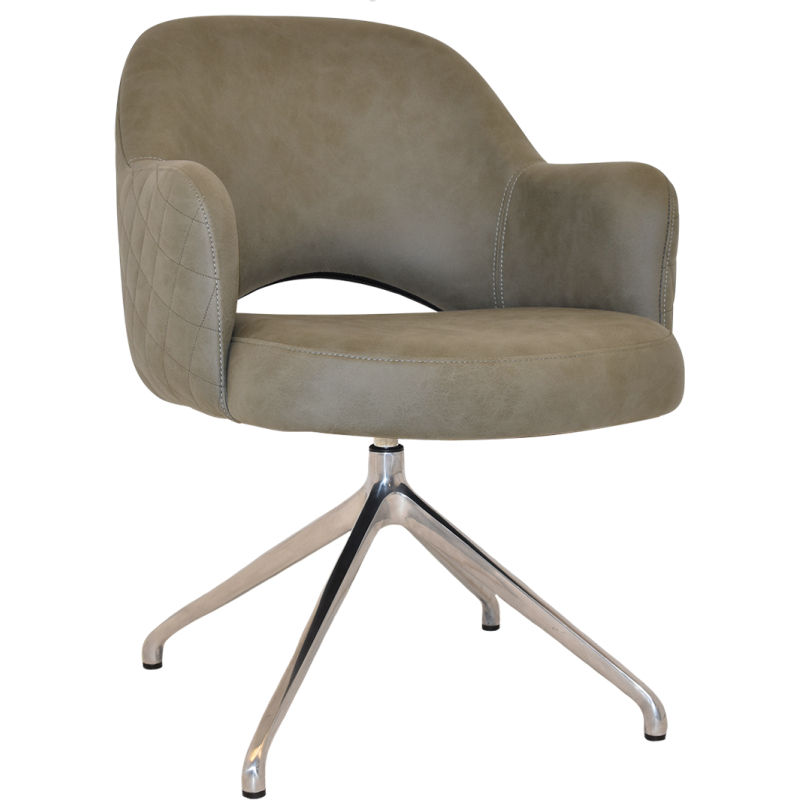 Albury Trestle Arm Chair V2 Aluminium Leg - Image 3