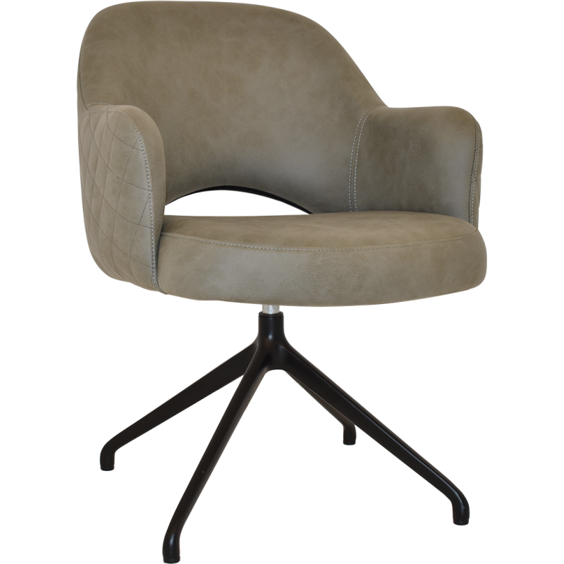 Albury Arm Chair Trestle Black Base - Image 3