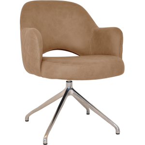 Albury Trestle Arm Chair V2 Aluminium Leg