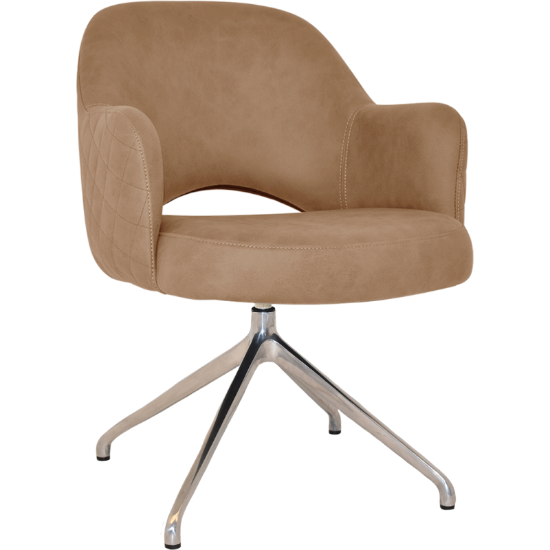 Albury Trestle Arm Chair V2 Aluminium Leg