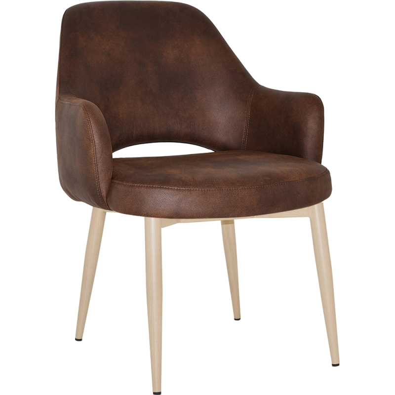 Albury XL Arm Chair Birch Metal Leg - Image 12