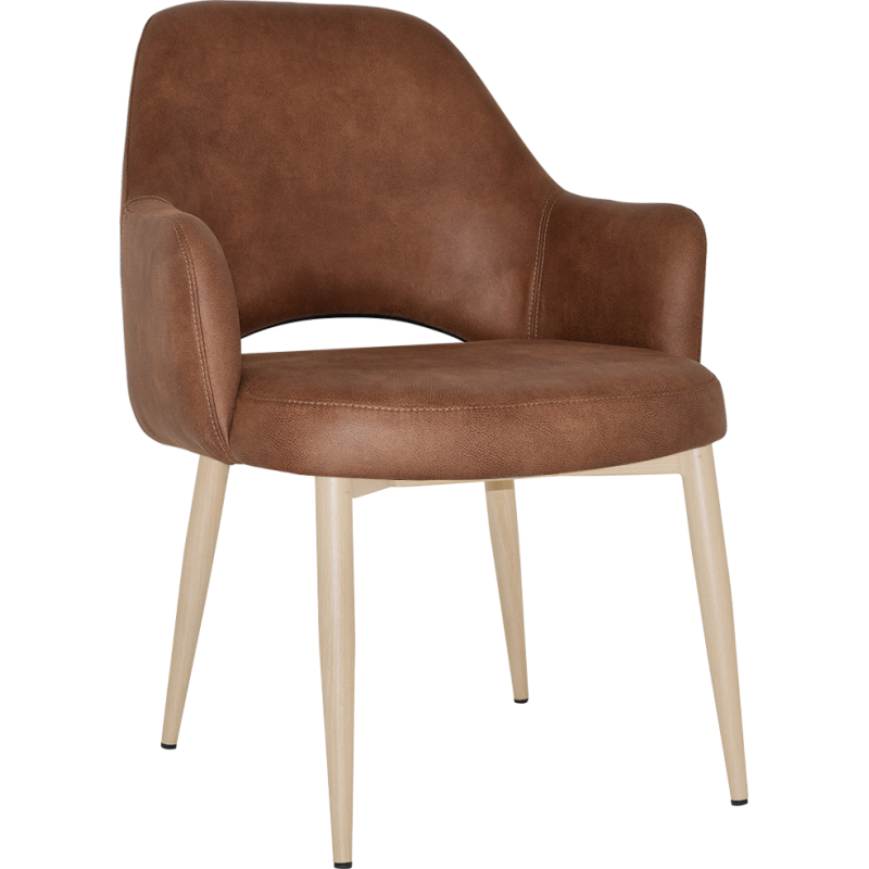 Albury XL Arm Chair Birch Metal Leg - Image 13