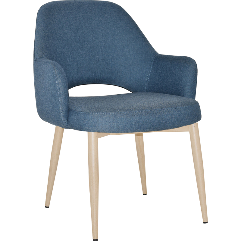 Albury XL Arm Chair Birch Metal Leg - Image 9