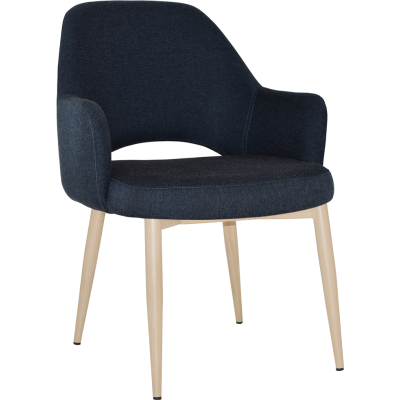 Albury XL Arm Chair Birch Metal Leg - Image 8