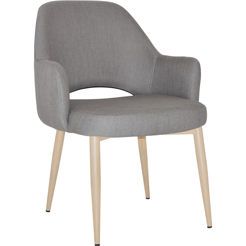 Albury XL Arm Chair Birch Metal Leg - Image 7