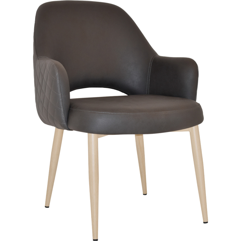 Albury XL Arm Chair Birch Metal Leg - Image 2