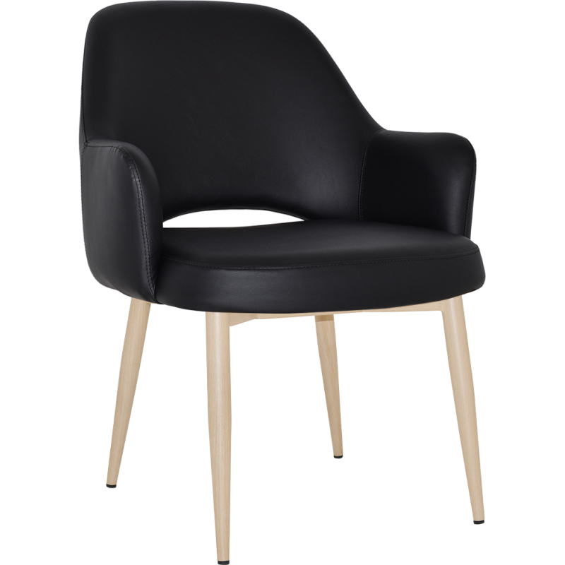 Albury XL Arm Chair Birch Metal Leg - Image 14