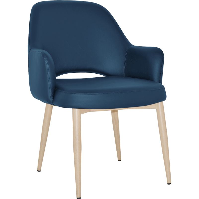 Albury XL Arm Chair Birch Metal Leg - Image 16