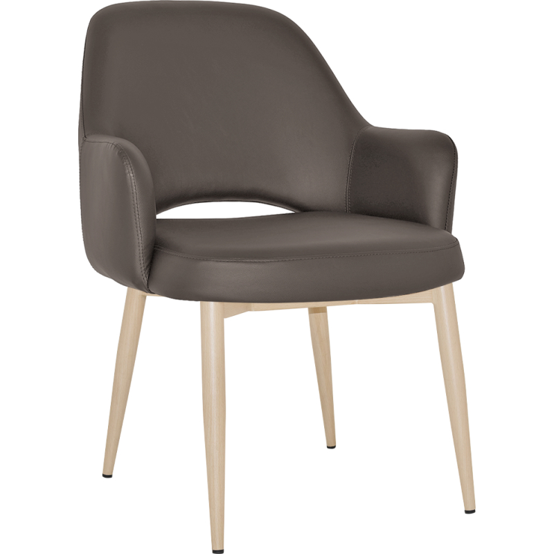 Albury XL Arm Chair Birch Metal Leg - Image 15