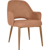 Albury XL Arm Chair Oak Metal Leg - Image 4