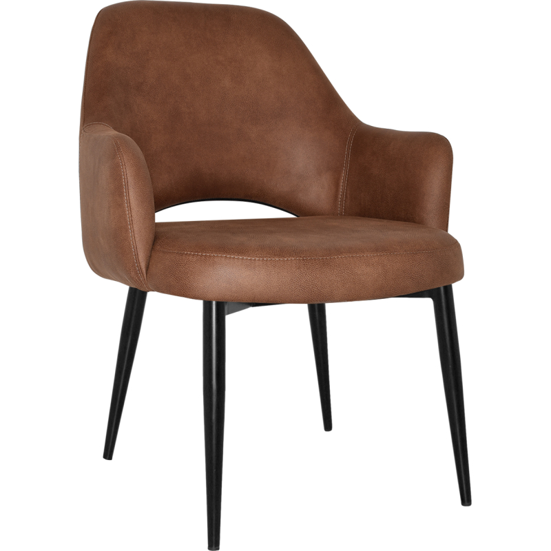 Albury XL Arm Chair Black Leg - Image 6