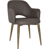 Albury Arm Chair Brass Leg - Image 3