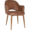 Albury Arm Chair Light Oak Metal Leg - Image 8