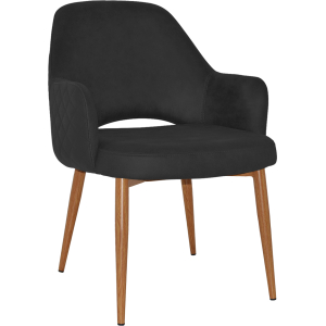 Alternative view of Albury XL Arm Chair Oak Metal Leg
