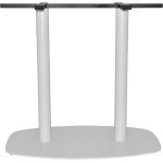 Arc Twin Table Base 800mm x 500mm White