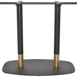 Arc Tivoli Table Base 730mm Black Brass Collar
