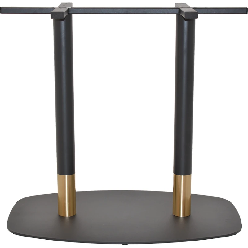 Arc Tivoli Table Base 730mm Black Brass Collar