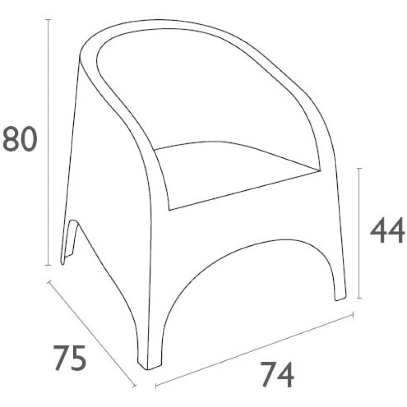 Siesta Aruba Tub Chair - Image 7