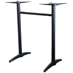 Astoria Twin Black Bar Table Base