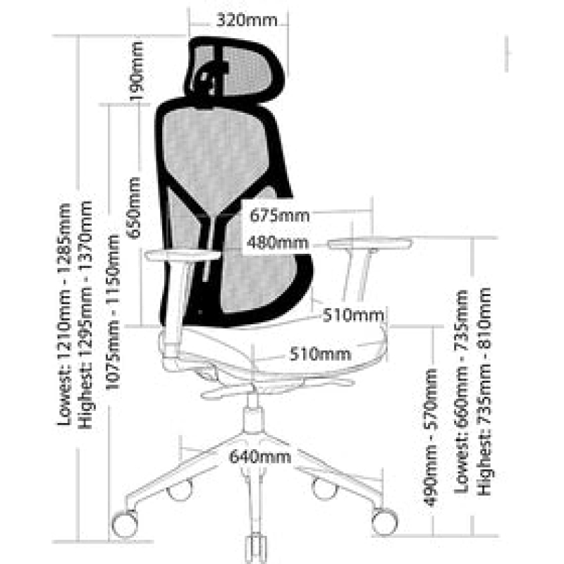 Bragg Executive Mesh Chair - Image 8