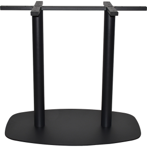 Alternative view of Arc Twin Table Base 800mm x 500mm Black