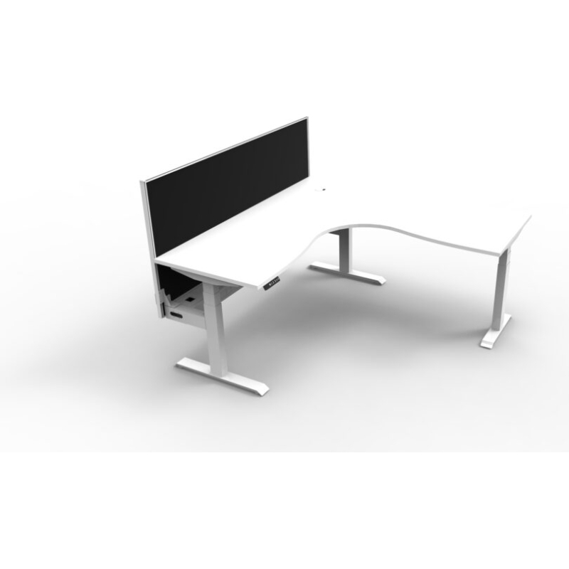 Boost Electric Height Adjustable Corner Workstation - Image 8