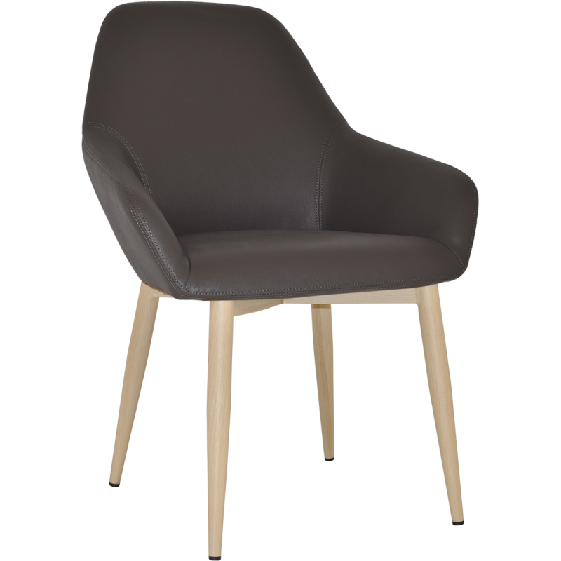 Bronte Tub Chair Birch Metal Leg - Image 7