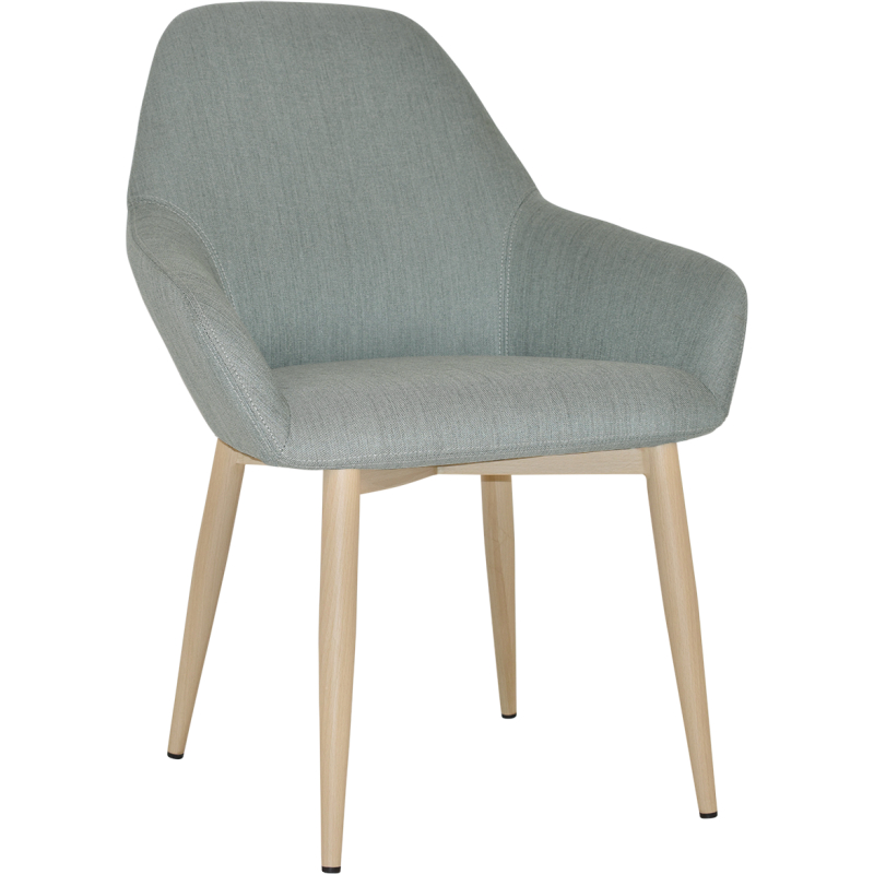 Bronte Tub Chair Birch Metal Leg - Image 5