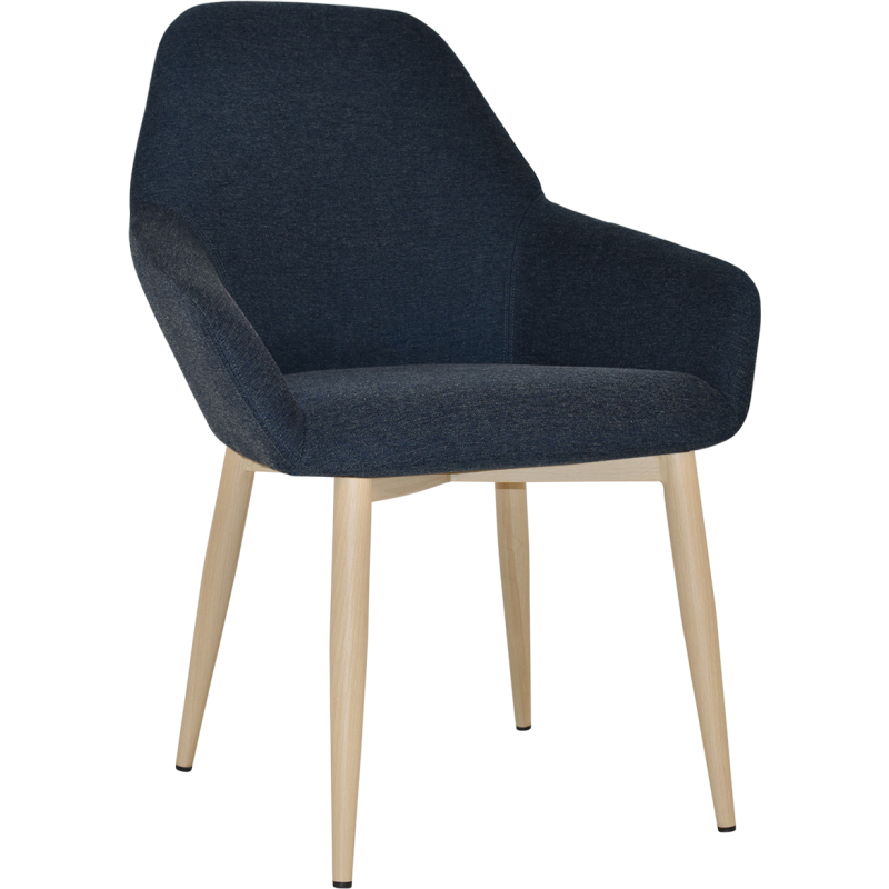 Bronte Tub Chair Birch Metal Leg - Image 2