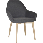 Bronte Tub Chair Birch Metal Leg