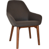 Bronte Tub Chair Walnut Timber Leg - Image 7
