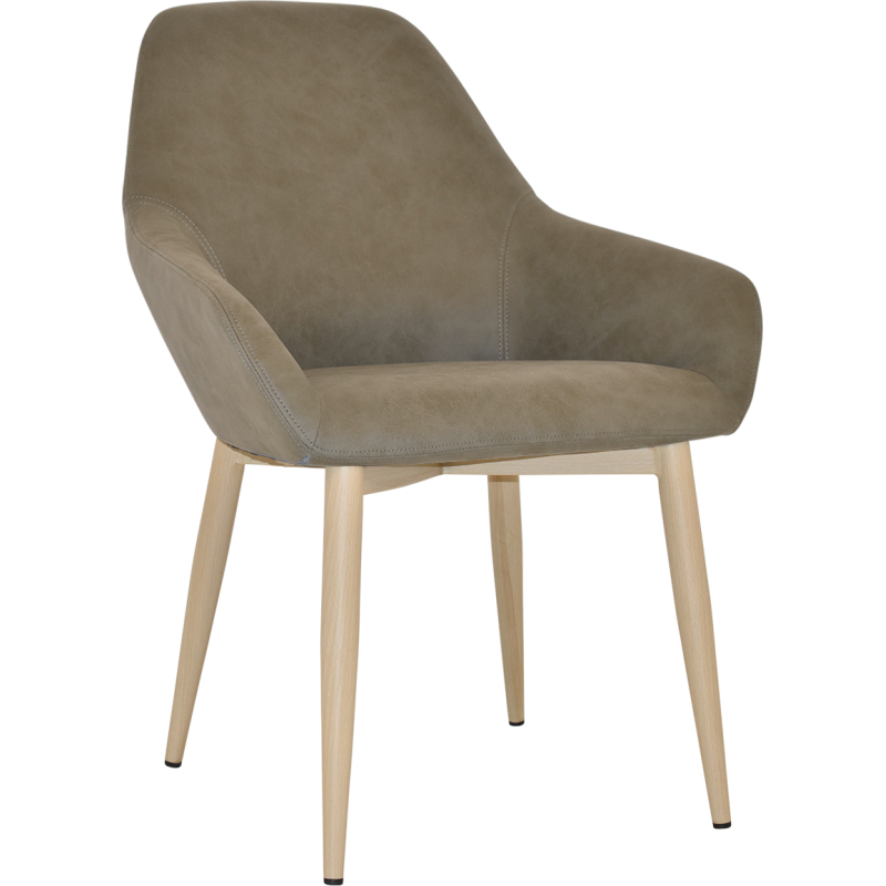 Bronte Tub Chair Birch Metal Leg - Image 11