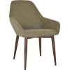 Bronte Tub Chair Light Walnut Metal Leg - Image 11