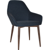 Bronte Tub Chair Light Walnut Metal Leg - Image 3