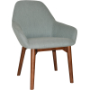 Bronte Tub Chair Walnut Timber Leg - Image 3