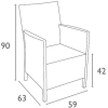 Siesta California Tub Chair - Image 7