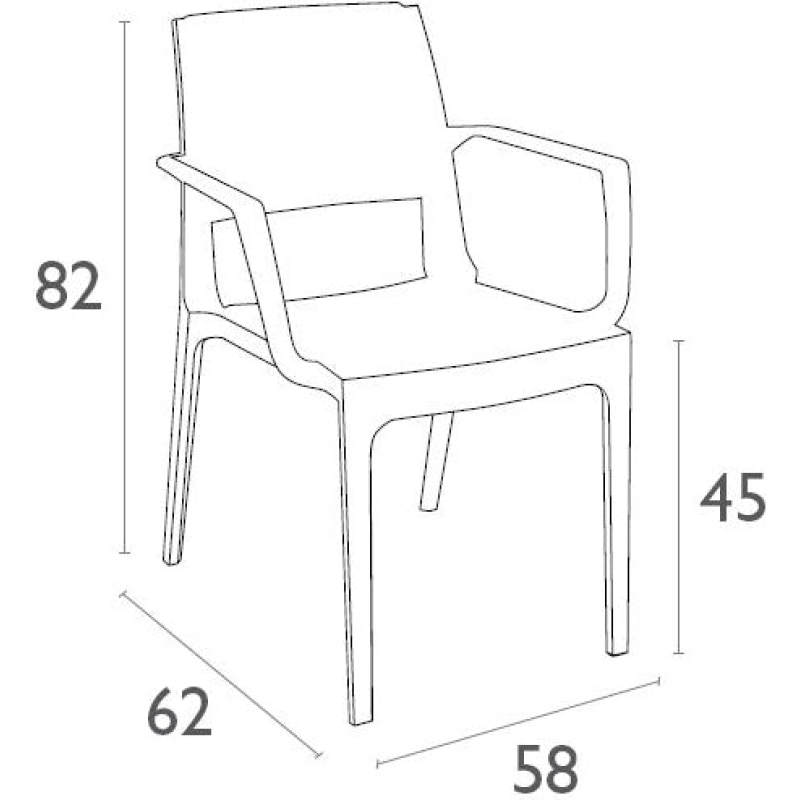 Siesta Capri Chair - Image 6