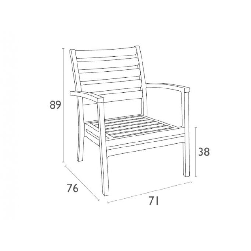 Artemis XL Lounge Arm Chair - Image 21