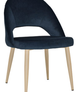 Alternative view of Chevron Chair Birch Metal Leg