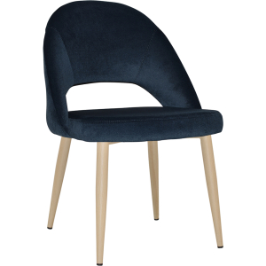 Alternative view of Chevron Chair Birch Metal Leg