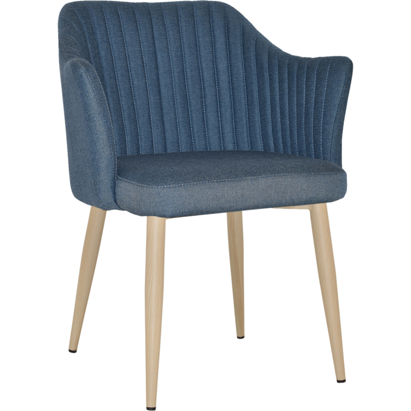 Coogee Arm Chair Birch Metal Leg