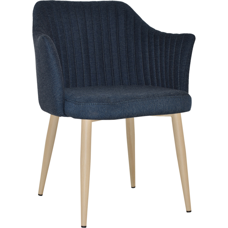 Coogee Arm Chair Birch Metal Leg - Image 2