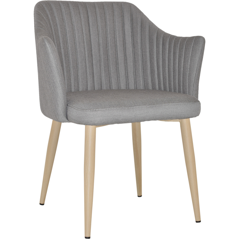 Coogee Arm Chair Birch Metal Leg - Image 4