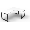 Deluxe Loop Leg Corner Workstation - Image 5